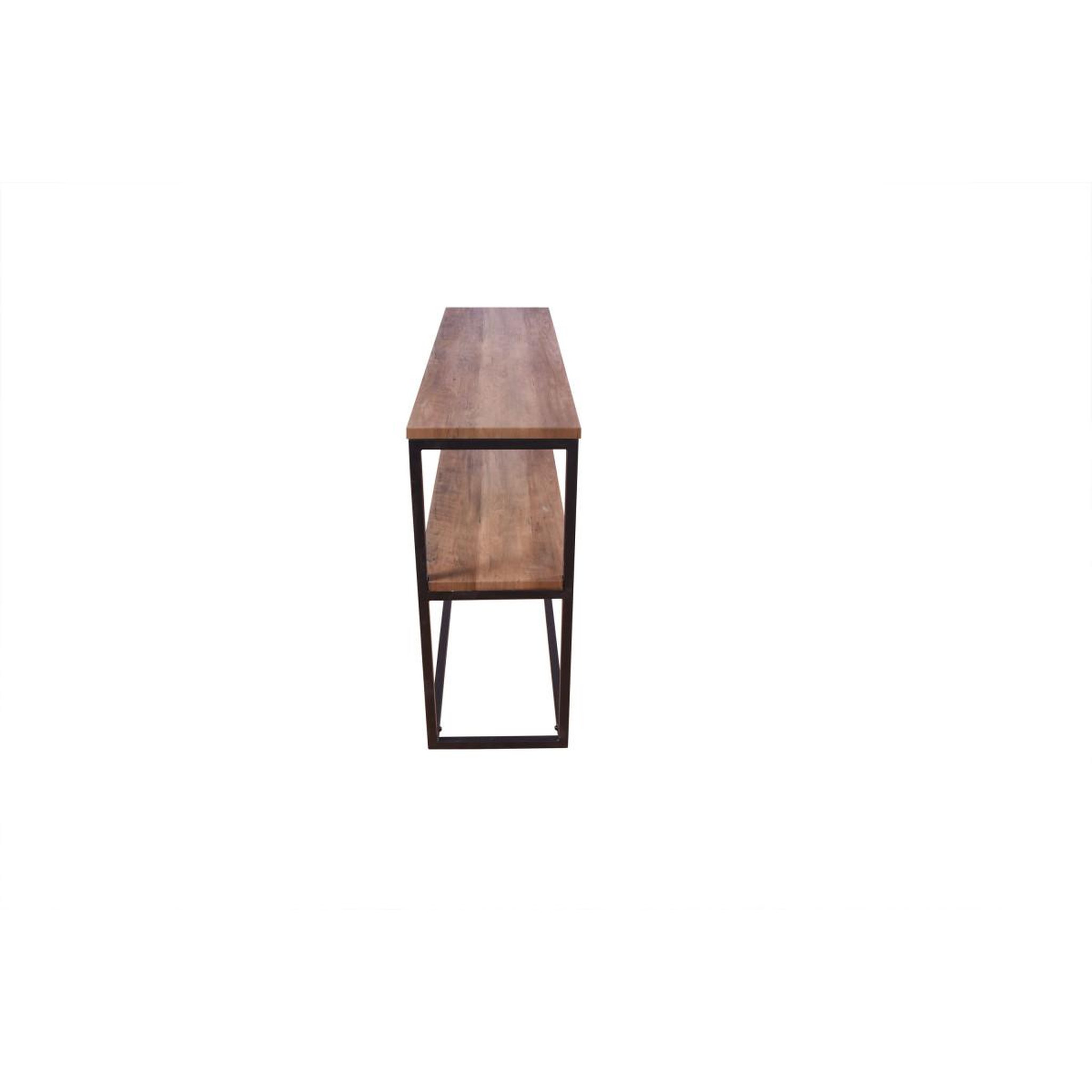 Voir la diapositive 2 : Paris Prix Console design double  rise  110cm naturel & noir