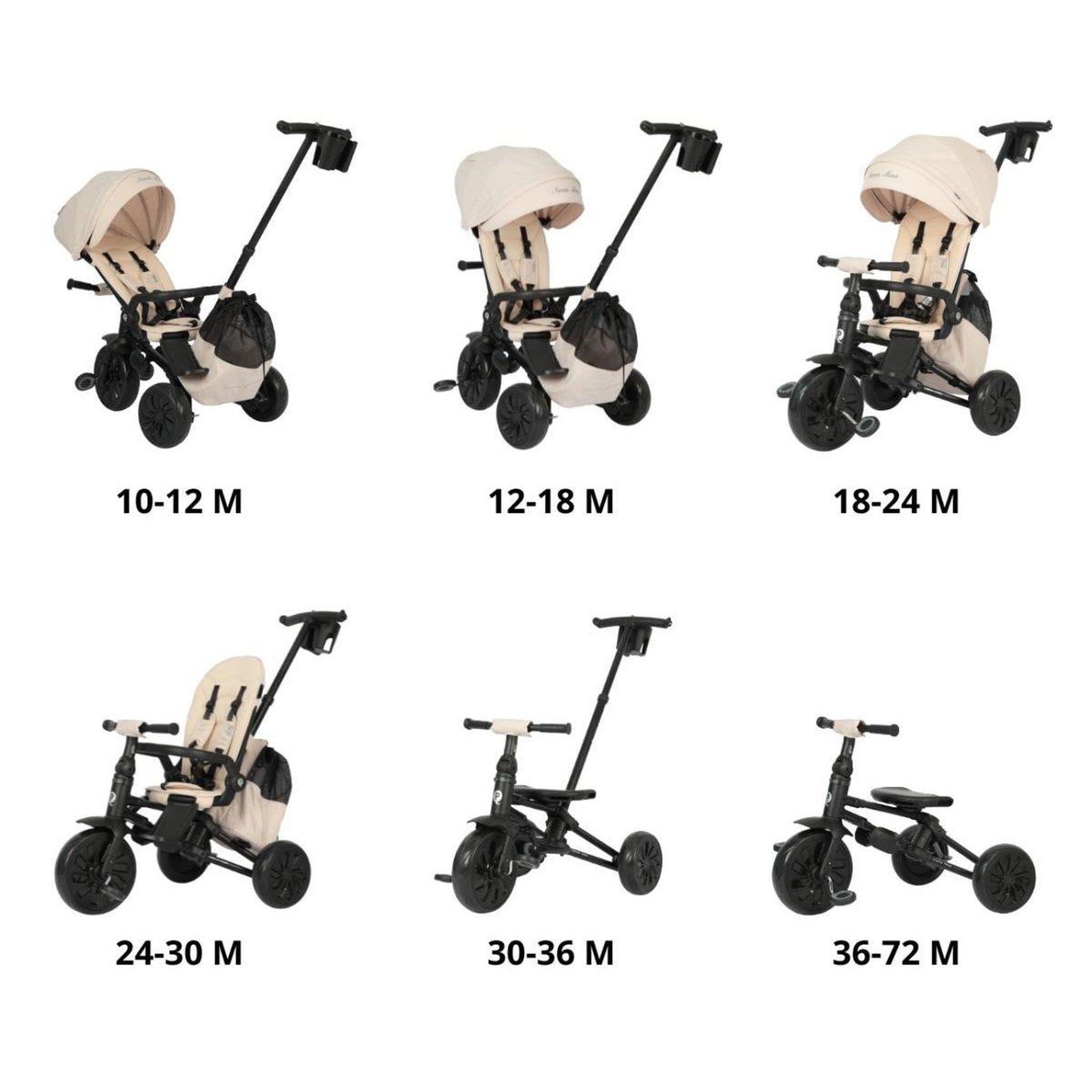 Voir la diapositive 3 : QPLAY Tricycle  nova max beige