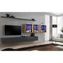 Voir la diapositive 1 : Paris Prix Meuble TV Mural Design  Switch XVII  340cm Gris & Naturel
