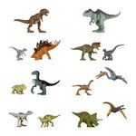 JURASSIC Coffret de 5 mini-figurines - JURASSIC WORLD - GWP38 - Dinosaures et figurine humaine - 3 ans et + - Multicolore
