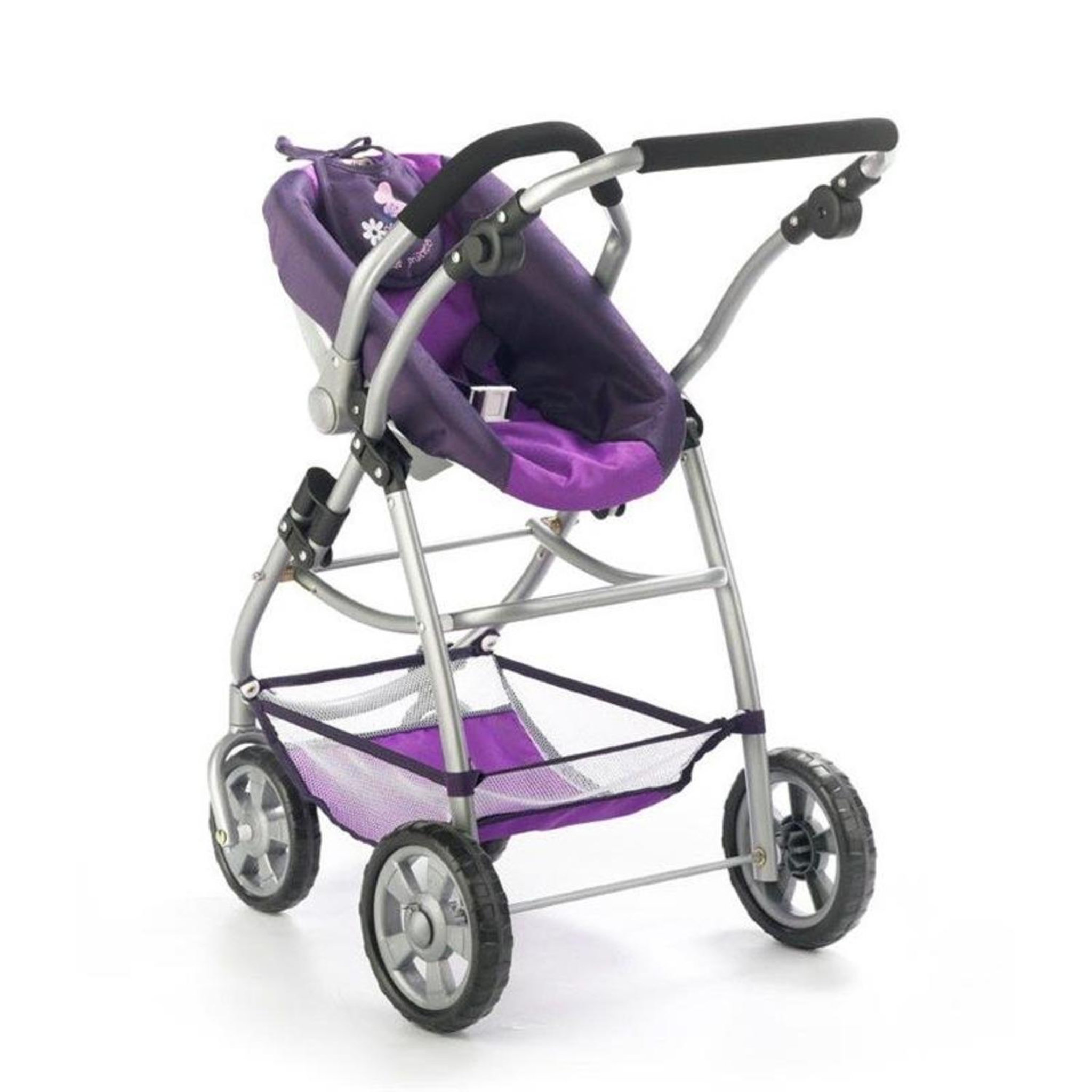 Voir la diapositive 2 : BAYER CHIC 2000 La poussette pour poupée combinée 3 en 1 EMOTION ALL IN - Violet