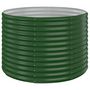 Voir la diapositive 2 : VIDAXL Lit sureleve de jardin Acier enduit de poudre 100x100x68cm Vert