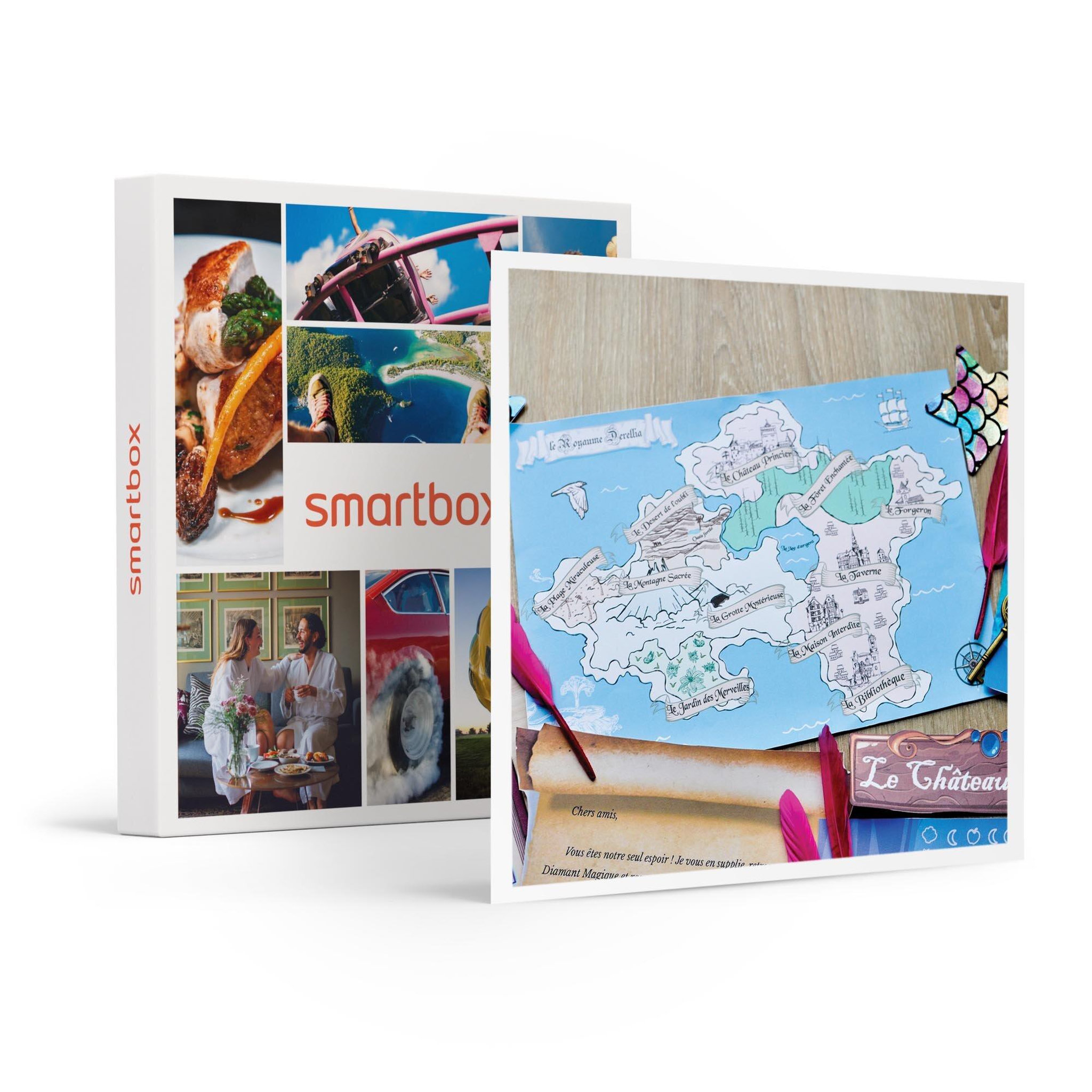 Voir la diapositive 1 : Smartbox Un kit de 3 Escape Games à faire chez soi - Coffret Cadeau Sport & Aventure