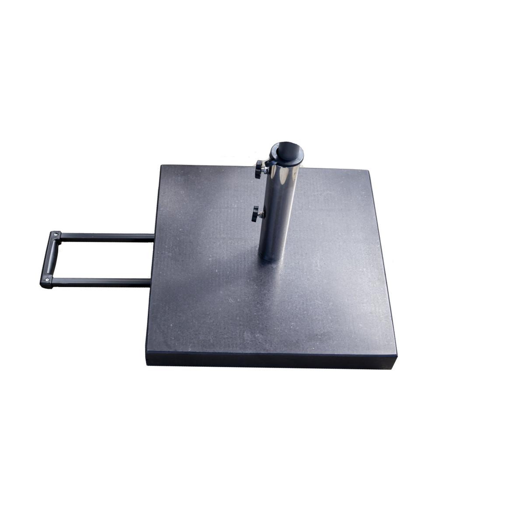 Voir la diapositive 6 : Paris Prix Pied de parasol carré en granite  stathera  50cm gris