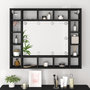Voir la diapositive 4 : VIDAXL Armoire a miroir a LED noir 91x15x76,5 cm