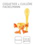 Voir la diapositive 4 : Fackelmann Coquetier avec cuillère Fackelmann Colors Edition