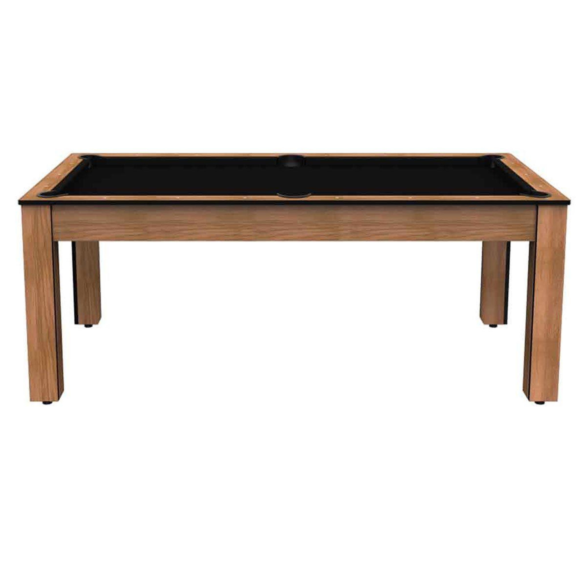 Voir la diapositive 1 : DE FAUGERES Table de Billard Convertible  Oregon  213cm Hêtre & Noir