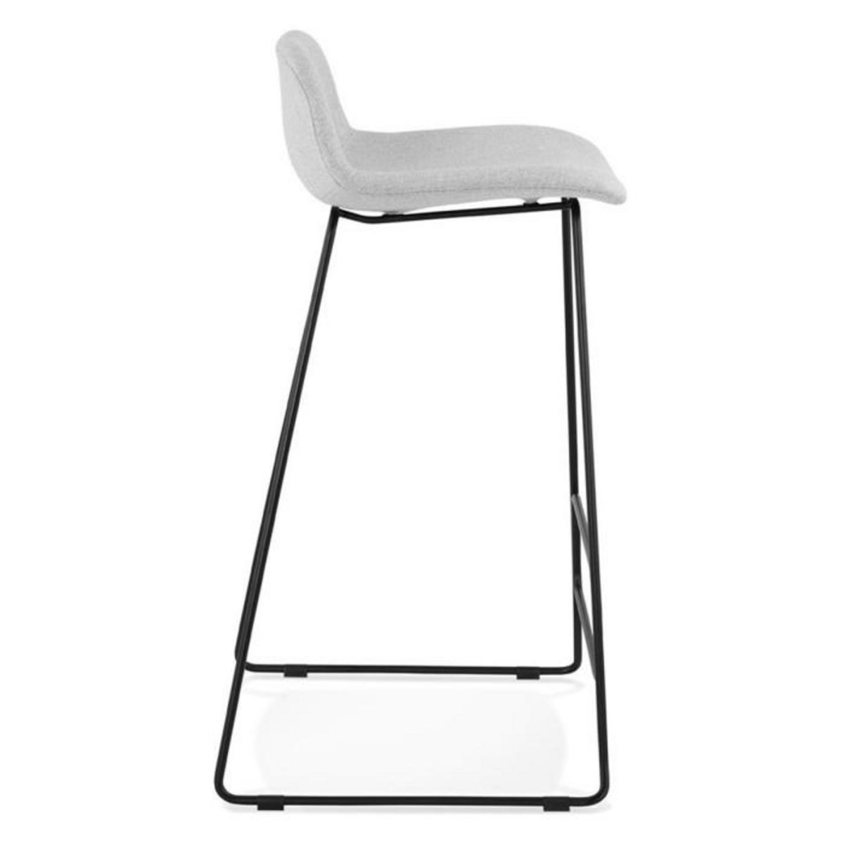 Paris Prix Tabouret de Bar Design  Holand  95cm Gris & Noir