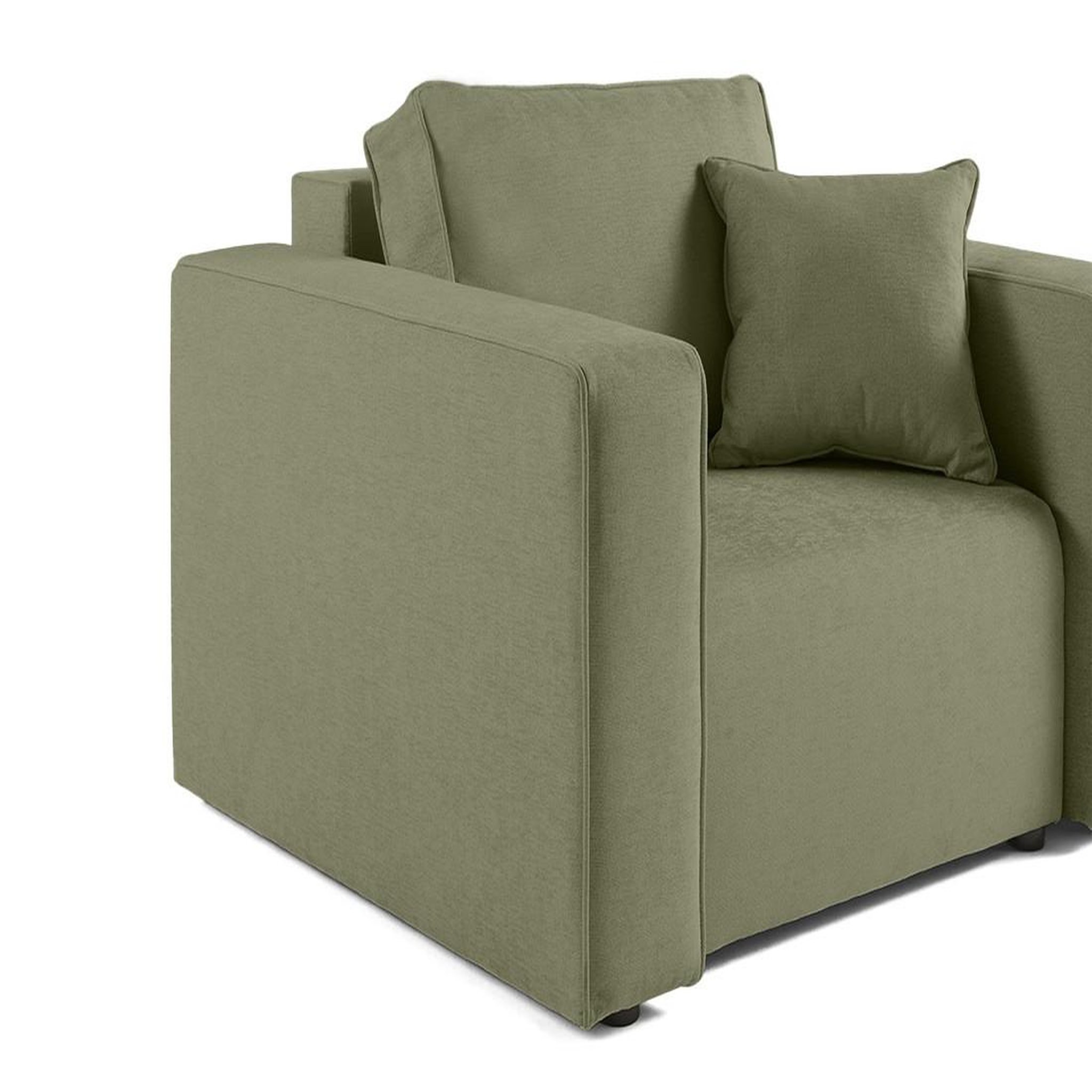Voir la diapositive 4 : BEST MOBILIER Topaze - fauteuil - en tissu