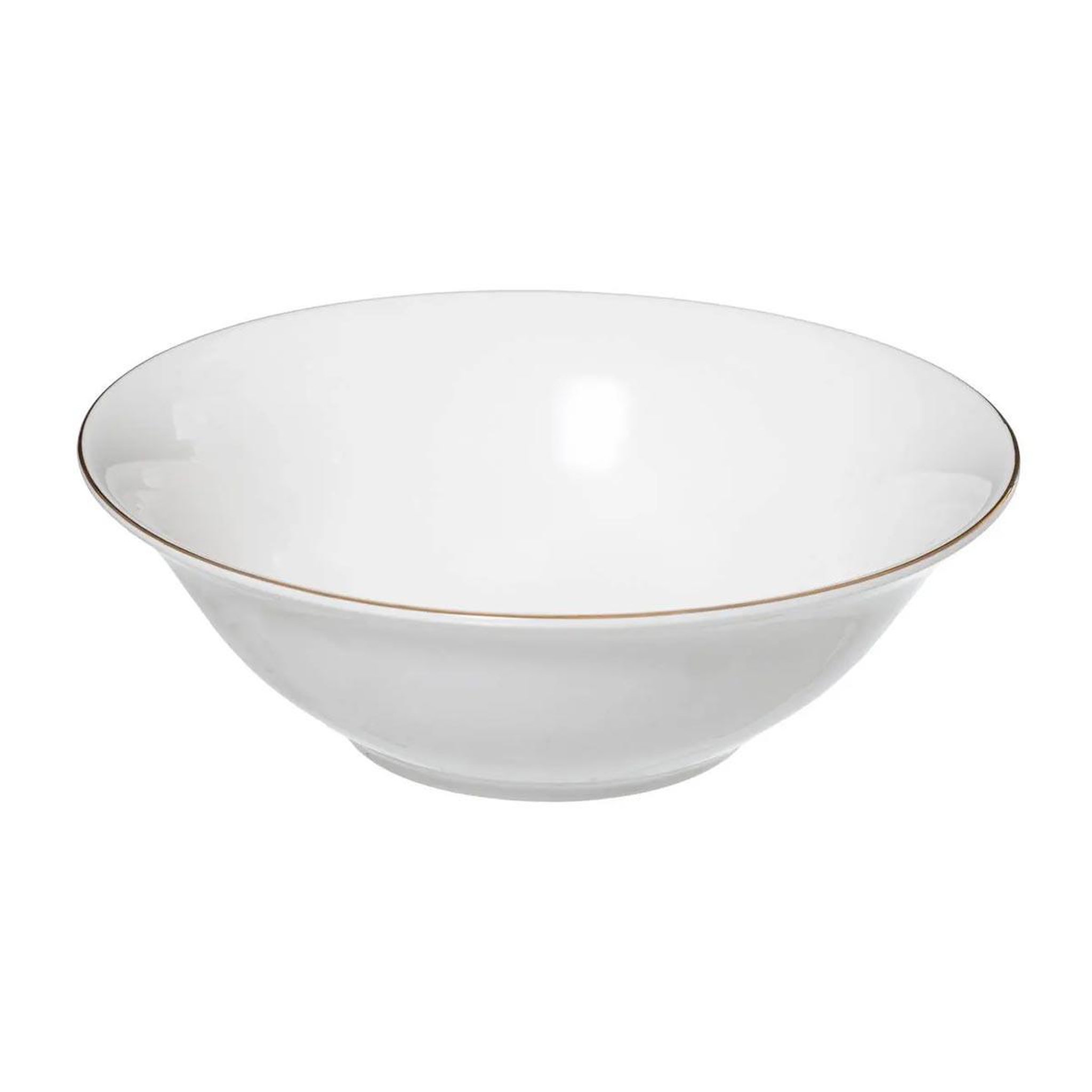 SECRET DE GOURMET Saladier en porcelaine  petit salon  22cm blanc