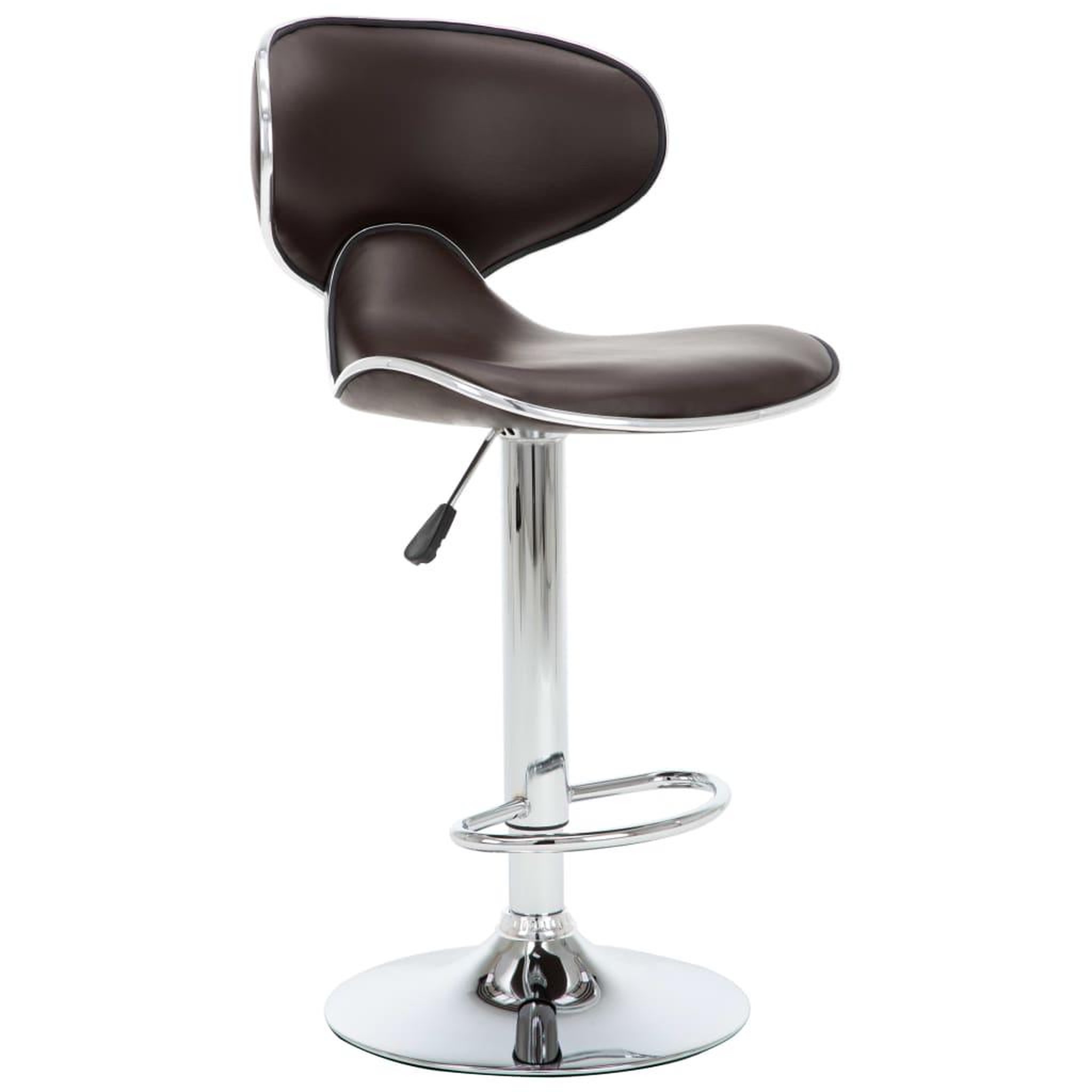 Voir la diapositive 3 : VIDAXL Tabourets de bar 2 pcs marron similicuir