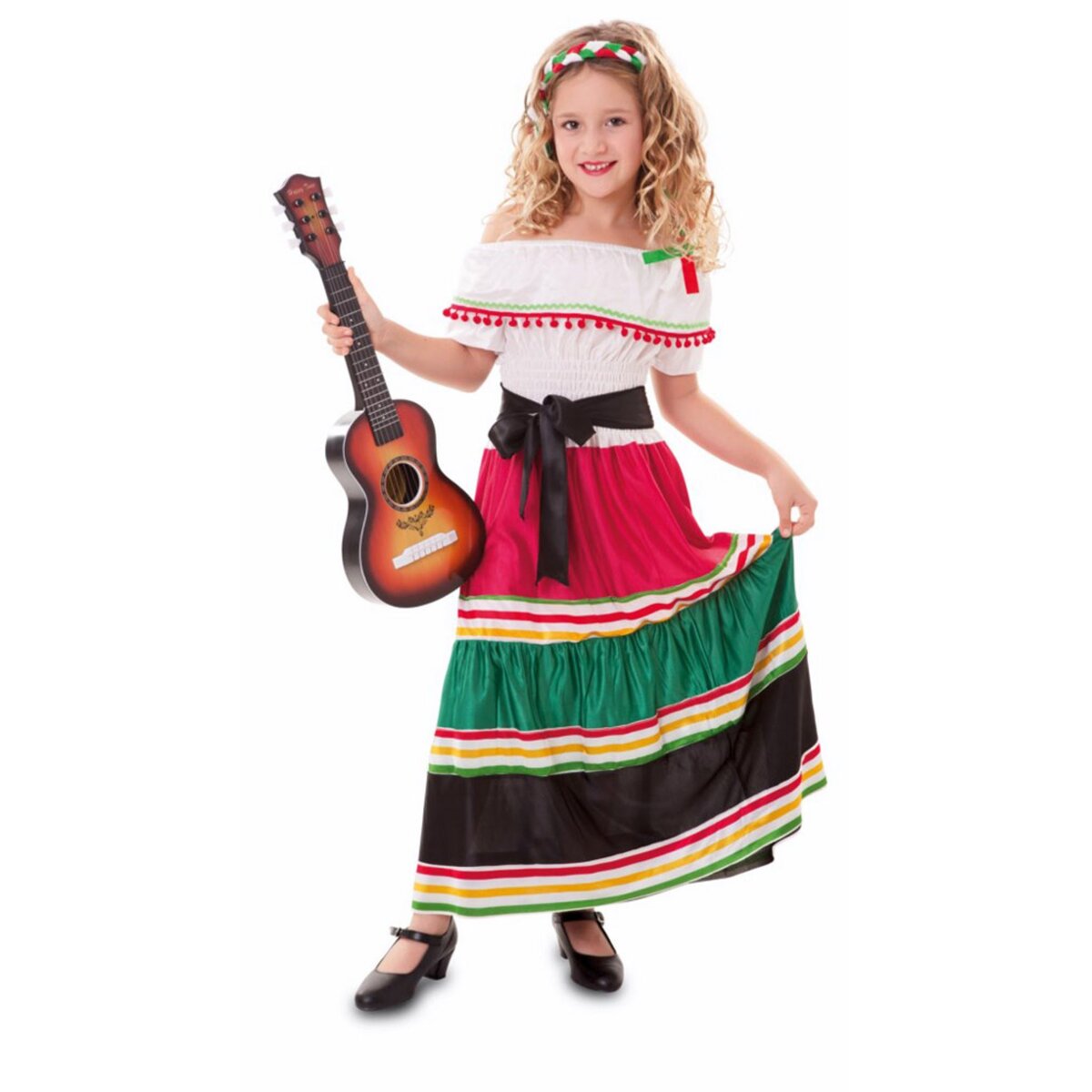 EURO CARNAVALES Déguisement De Mexicaine - Enfant - 10/12 ans (140 à 152 cm)