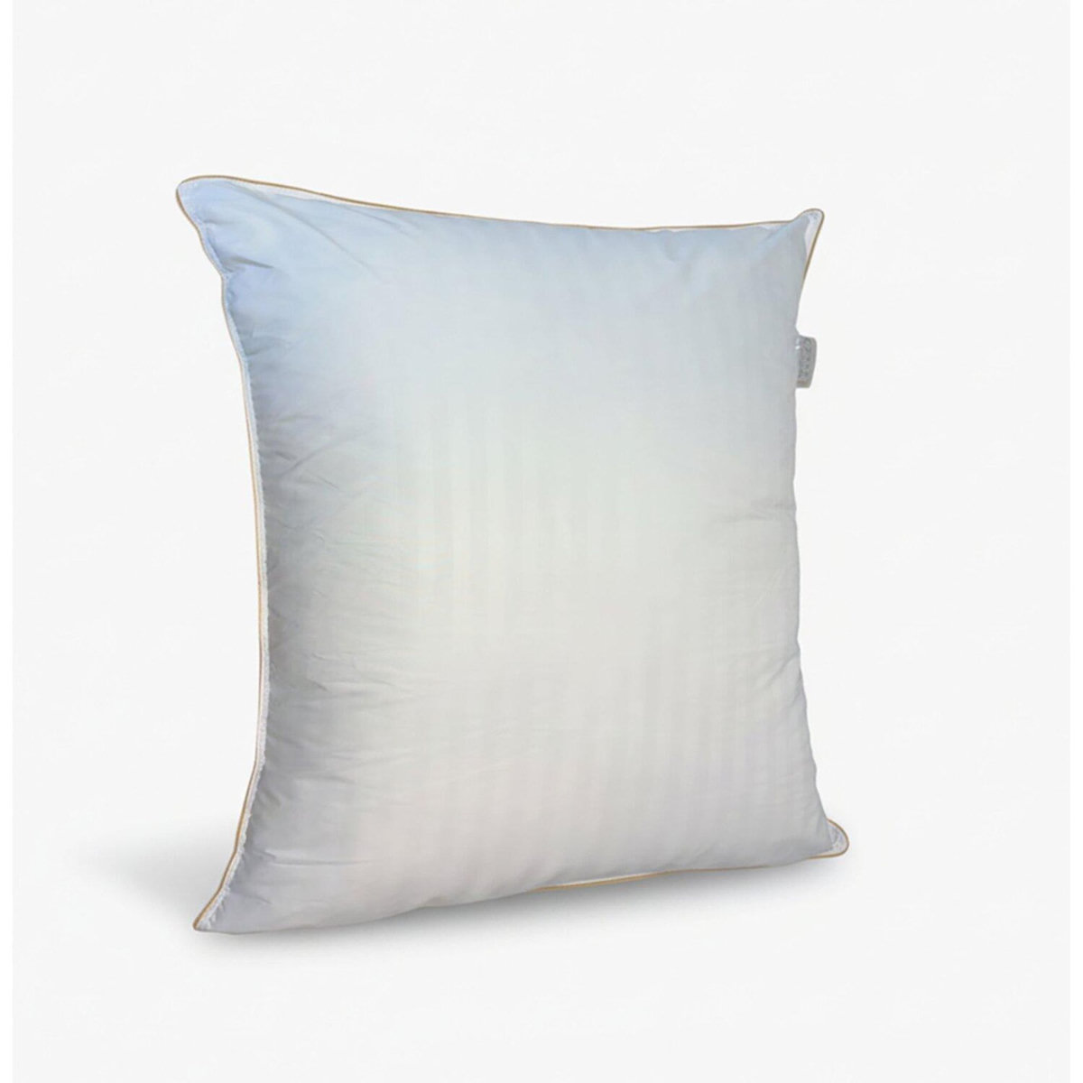 Home collection Lot de 2 oreillers en 100% coton et plume de canard blanc