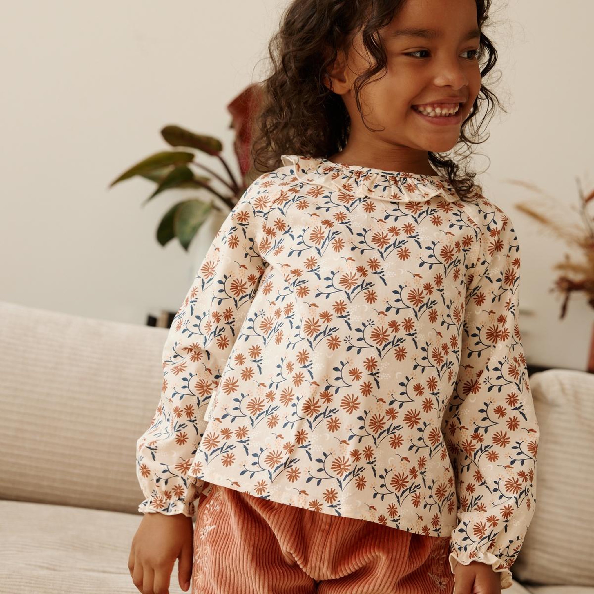Voir la diapositive 4 : PETIT BEGUIN Blouse enfant en popeline ollie