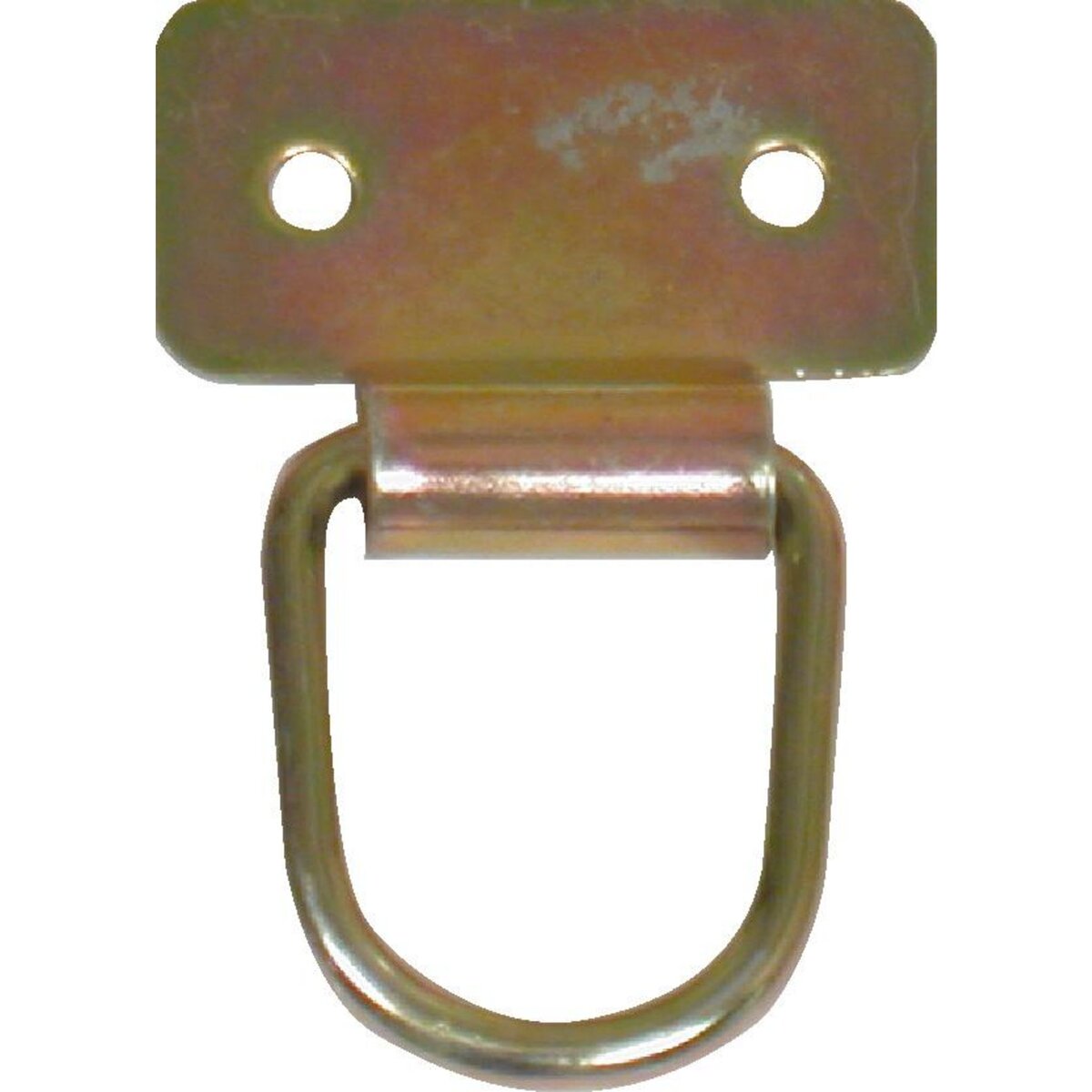 CENTRALE BRICO Lot de 2 anneaux de tirage acier zingué, H.60 x L.40 x P.12 mm