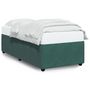 Voir la diapositive 2 : VIDAXL Cadre de lit sans matelas vert fonce 100x200 cm velours