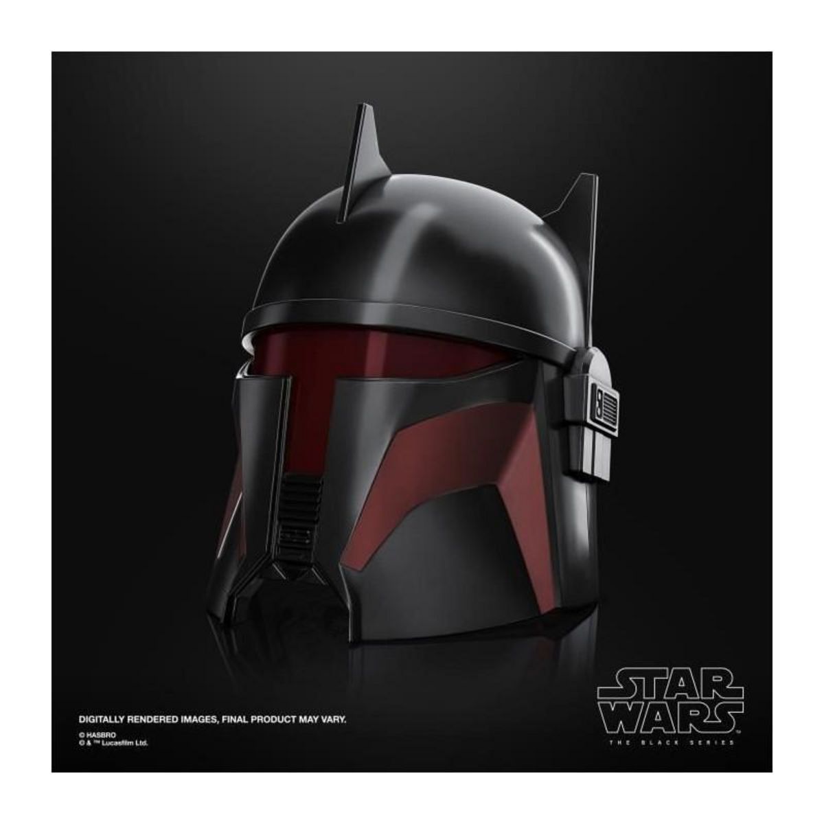 HASBRO Casque électronique Hasbro Star Wars The Mandalorian Black Series Moff Gideon