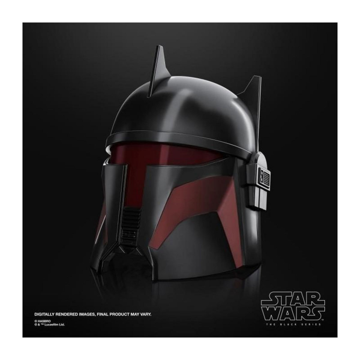HASBRO Casque électronique Hasbro Star Wars The Mandalorian Black Series Moff Gideon