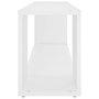 Voir la diapositive 4 : VIDAXL Meuble TV Blanc 100x24x32 cm Bois d'ingenierie