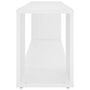 Voir la diapositive 4 : VIDAXL Meuble TV Blanc 100x24x32 cm Bois d'ingenierie