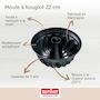 Voir la diapositive 3 : ZENKER Ensemble avec 1 moule à kouglof 22 cm, 1 spatule Zenker et 2 bols à mixer en inox Fackelmann