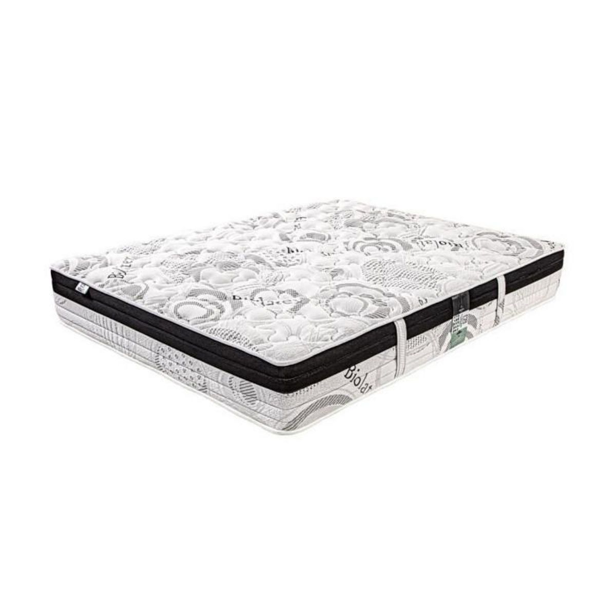 LUXURY LITERIE LUXURY LITERIE - Ensemble matelas + sommier - SLEEPLUX - 160 x 200 cm - Tapissier - Ferme - Face été/hiver