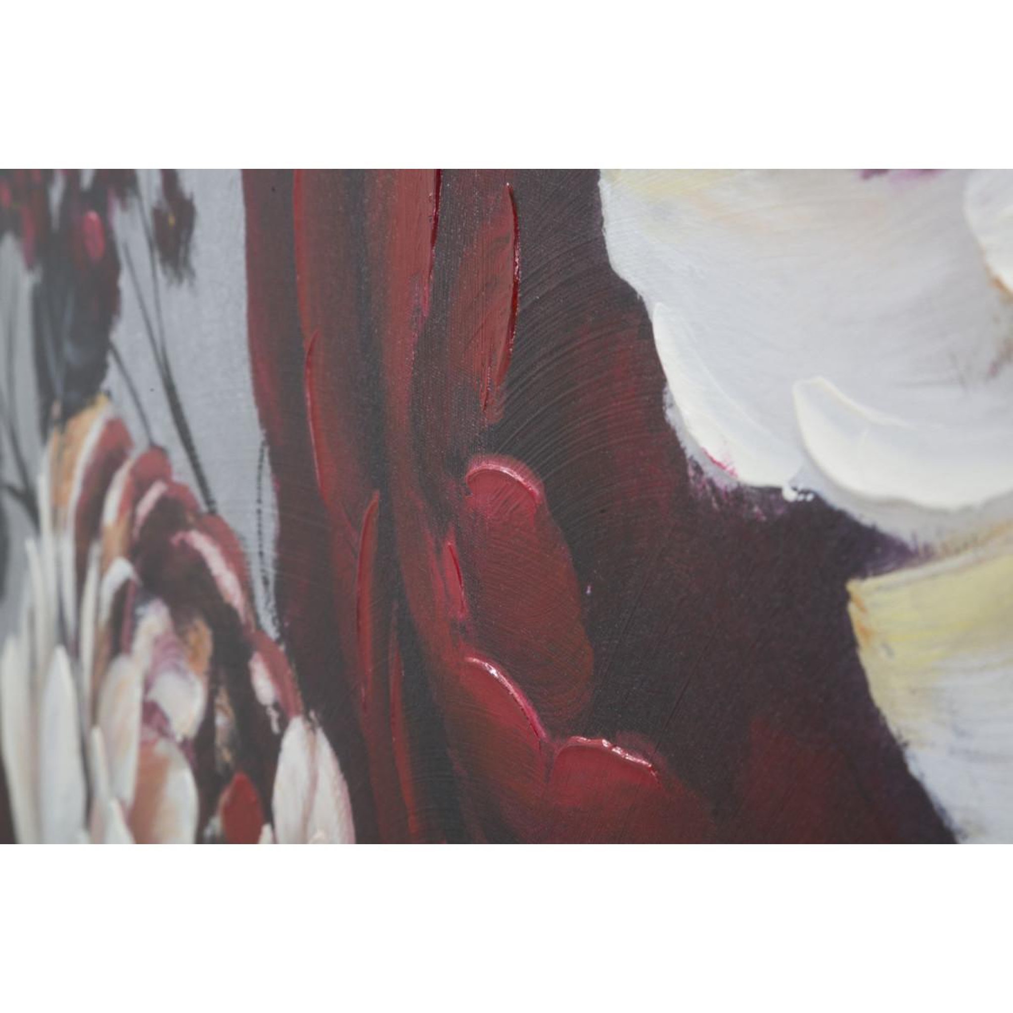 Voir la diapositive 4 : Paris Prix Toile peinture déco  flower  76x150cm multicolore