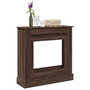 Voir la diapositive 1 : VIDAXL Cadre de cheminee chene marron 90x30x90 cm bois d'ingenierie