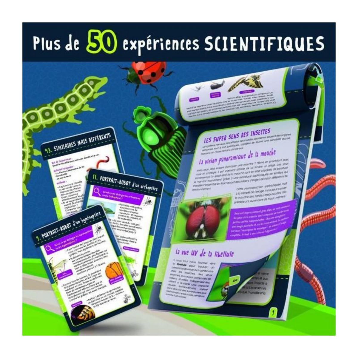 LISCIANI GIOCHI Génius Science - jeu scientifique - les insectes - LISCIANI