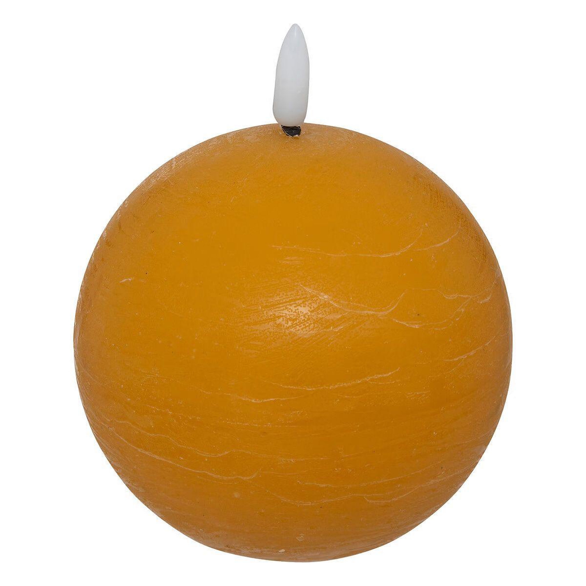 ATMOSPHERA Bougie Boule à LED  Molia  10cm Jaune