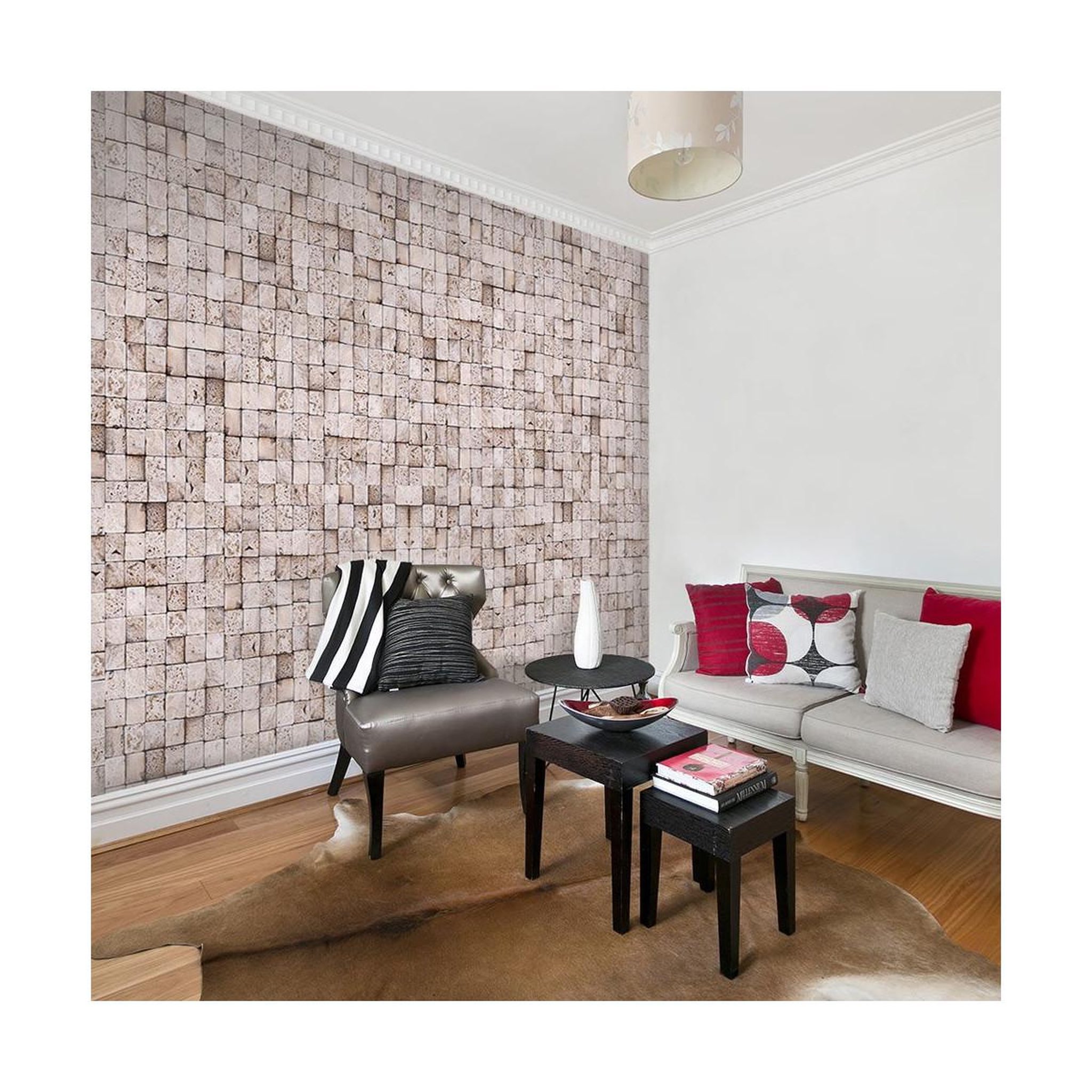 Paris Prix Papier peint  stone background : mosaic  50x1000cm