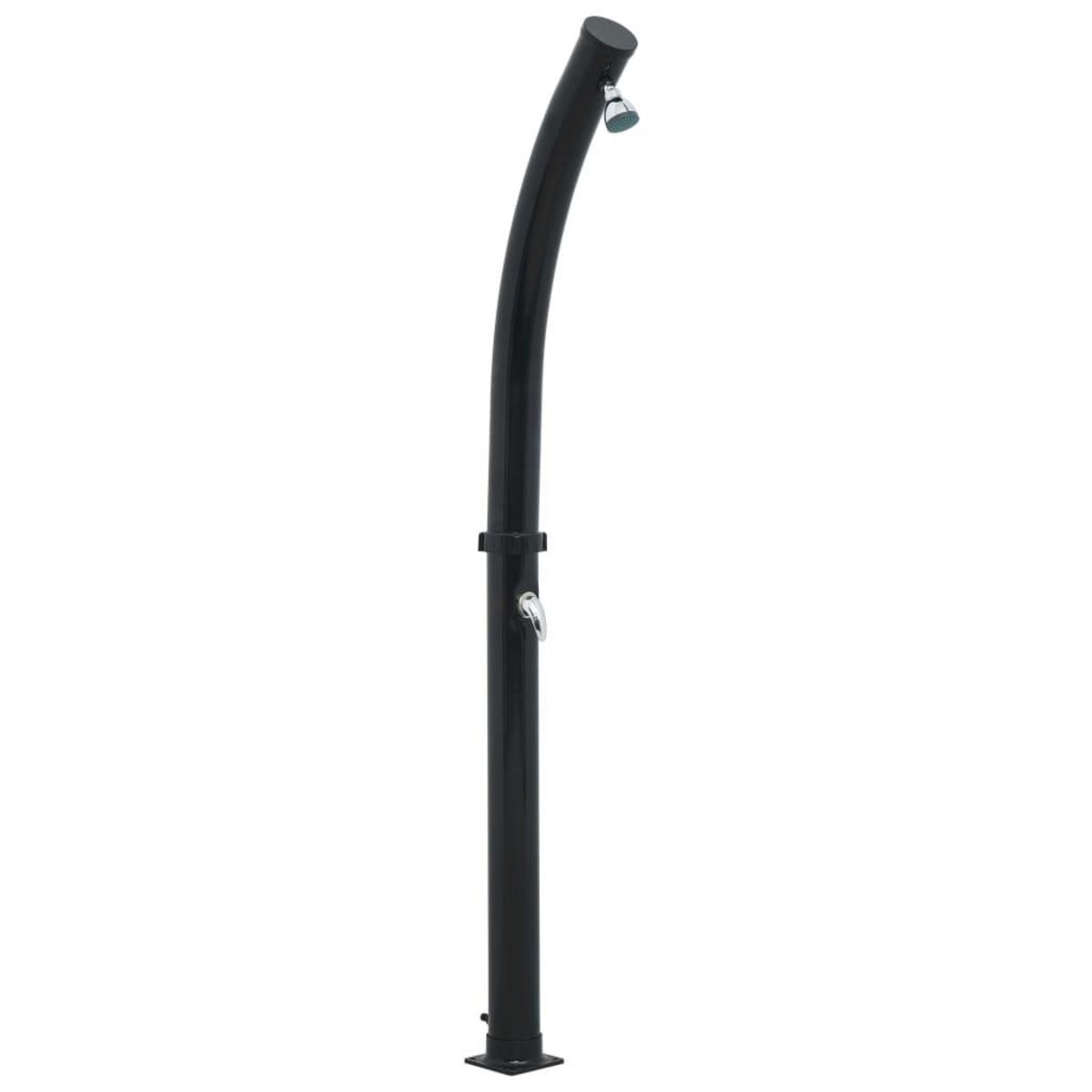 VIDAXL Douche solaire Noir 214 cm 20 L