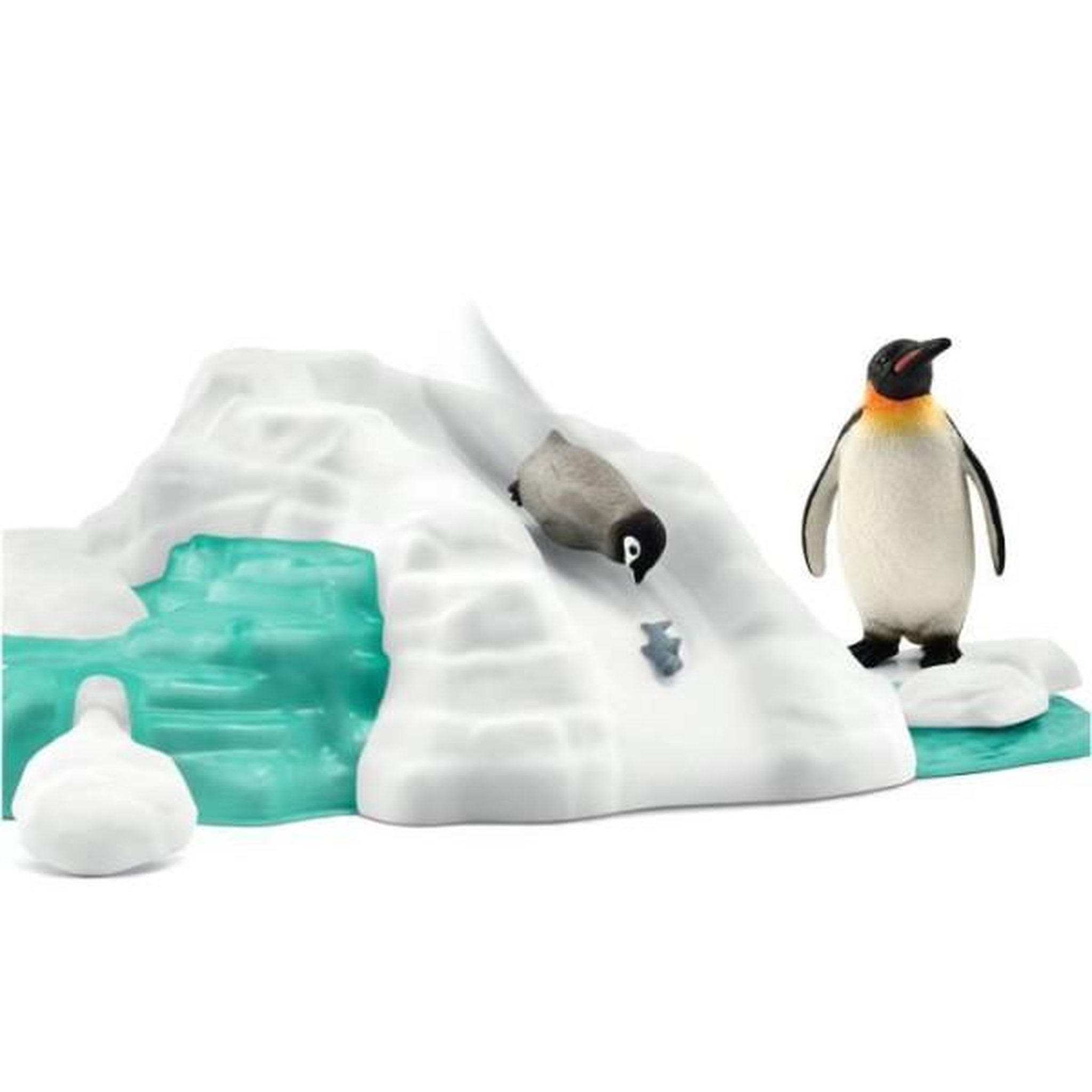 Voir la diapositive 3 : Schleich SCHLEICH- Famille pingouin sur la banquise- 42661- Gamme Wild Life
