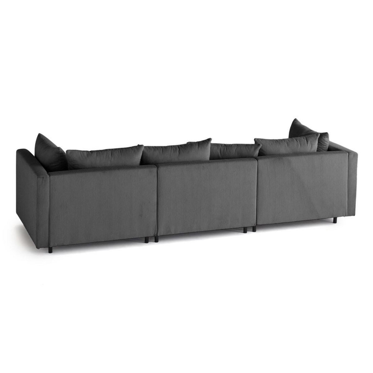 LISA DESIGN Edinburg - canapé modulable 3 places - velours côtelé