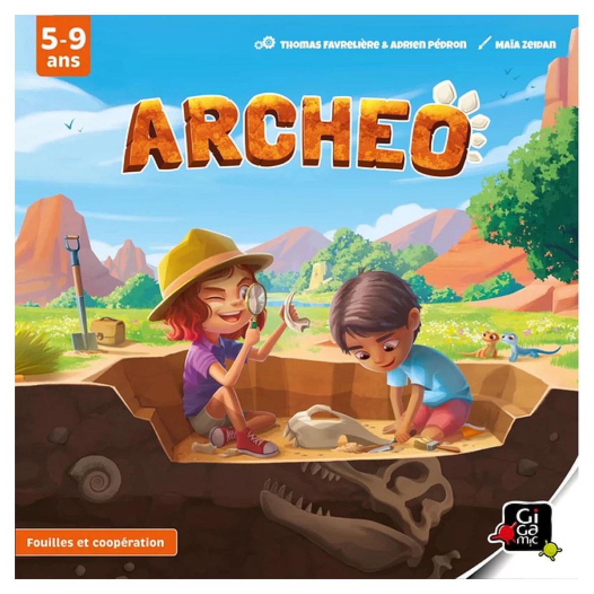 Voir la diapositive 2 : Gigamic Archeo  -  Jeu de societe -