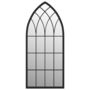 Voir la diapositive 4 : VIDAXL Miroir de jardin Noir 70x30 cm Fer pour utilisation exterieure