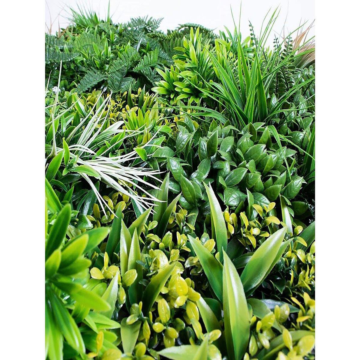 Habitat et Jardin Panneau végétal -   Vertical Sauvage    - Lot de 4 - 1.00 x 1.00 m - Vert