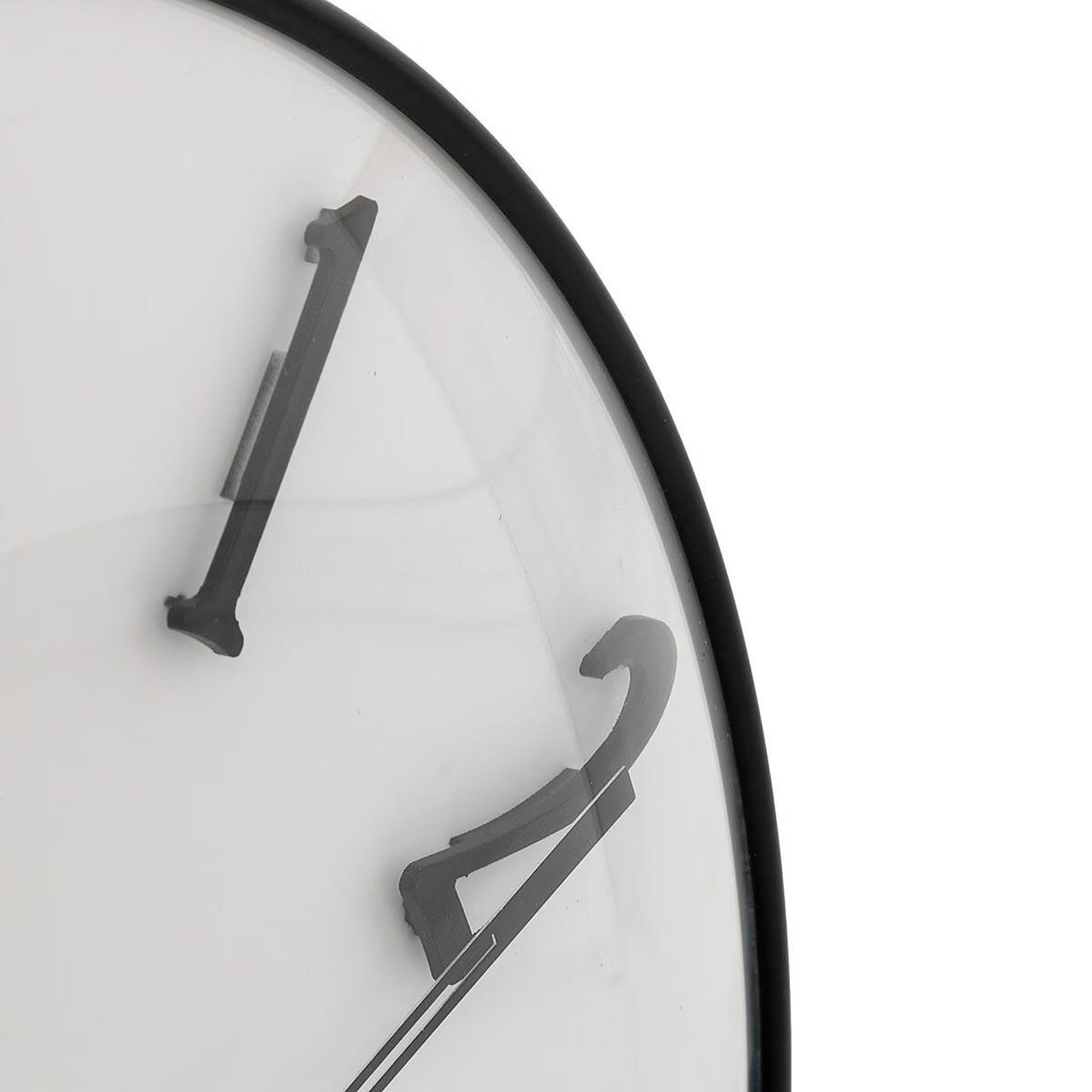 Voir la diapositive 2 : ATMOSPHERA Horloge murale relief  edgar  35cm blanc