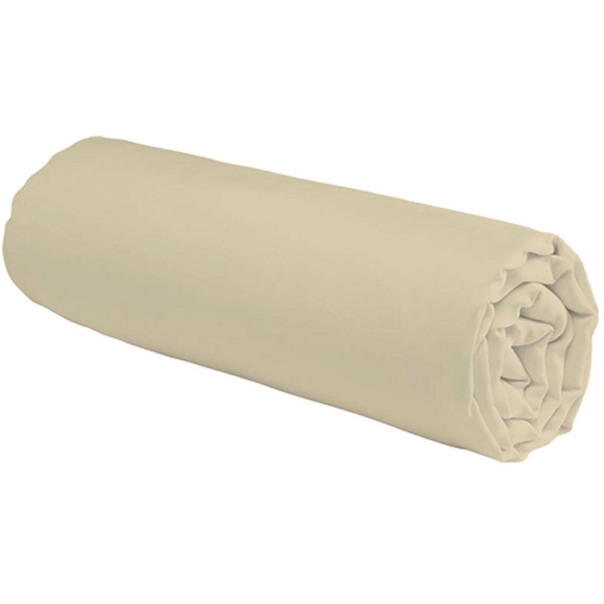 FUTURE HOME Drap housse uni en coton 57 fils