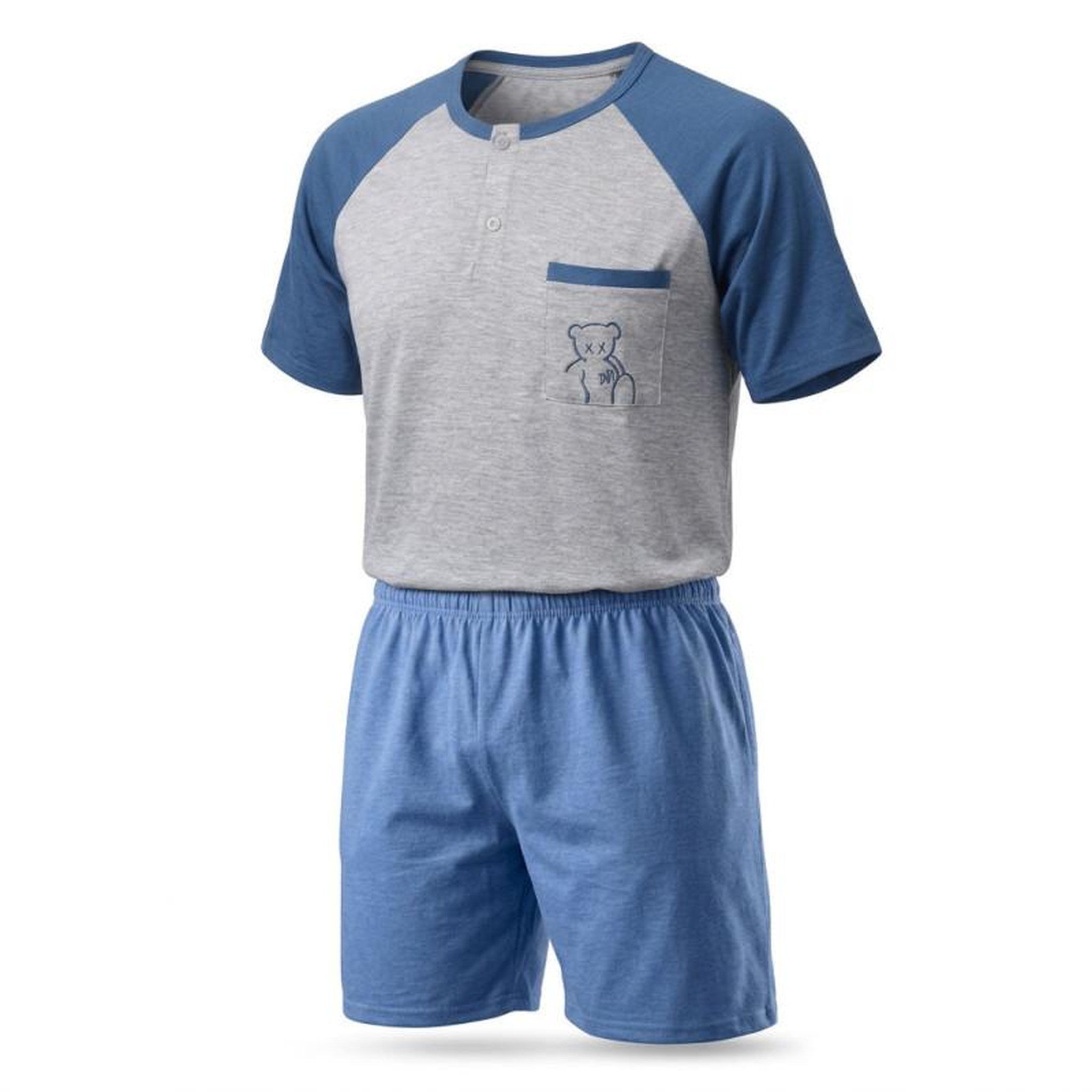 Voir la diapositive 1 : OZABI OZABI Ensemble Pyjama Pyjama Court Homme Coton