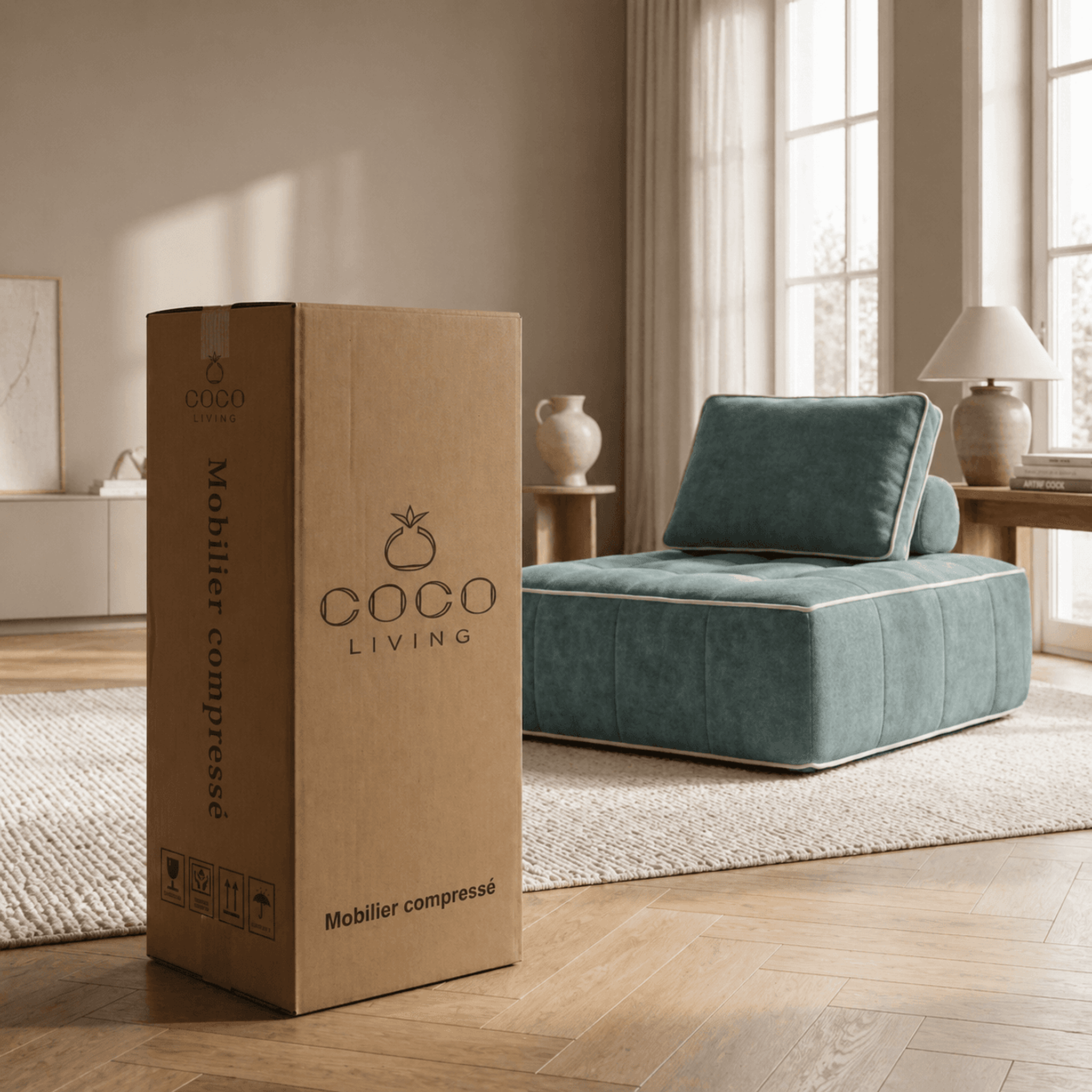Voir la diapositive 3 : COCO LIVING Coco Living Fauteuil Zen
