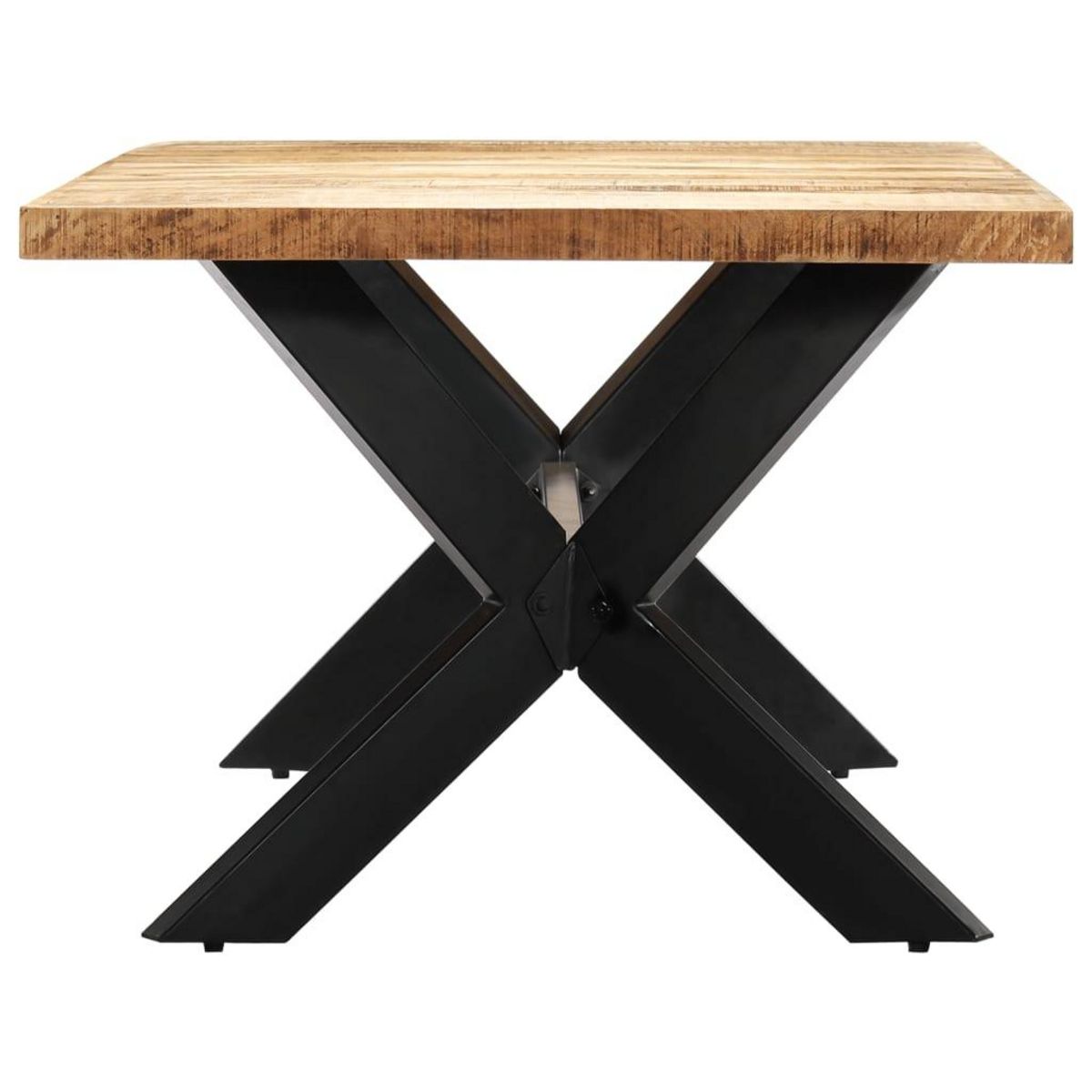 VIDAXL Table de salle a manger 200x100x75 cm Bois de manguier solide