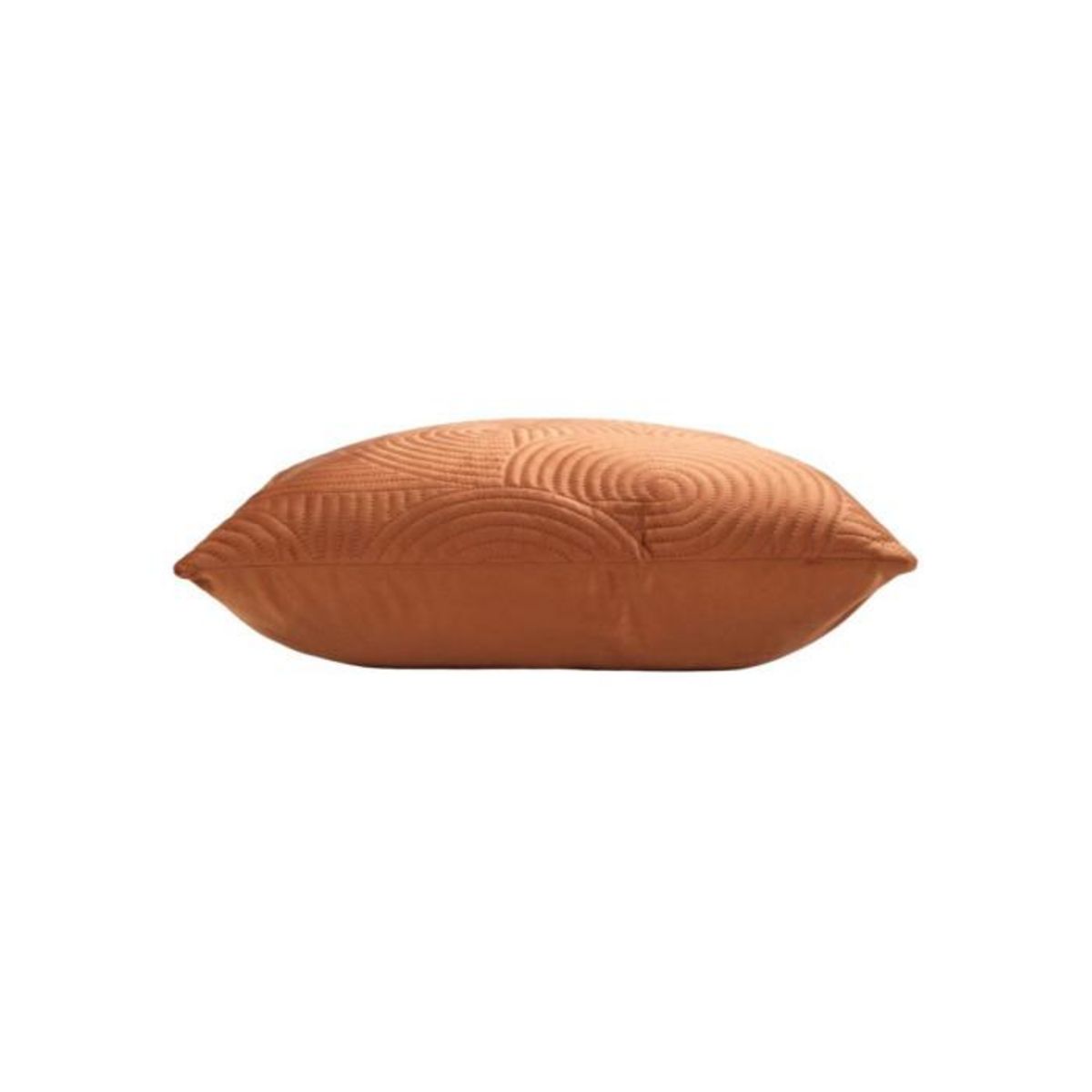 Paris Prix Housse de Coussin en Velours  Circles  40x40cm Terracotta