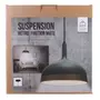 Paris Prix Lampe Suspension  Cloche  30cm Gris & Or