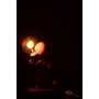 Voir la diapositive 4 : Paris Prix Lampe à Poser en Résine  Marcel  30cm Orange Foncé