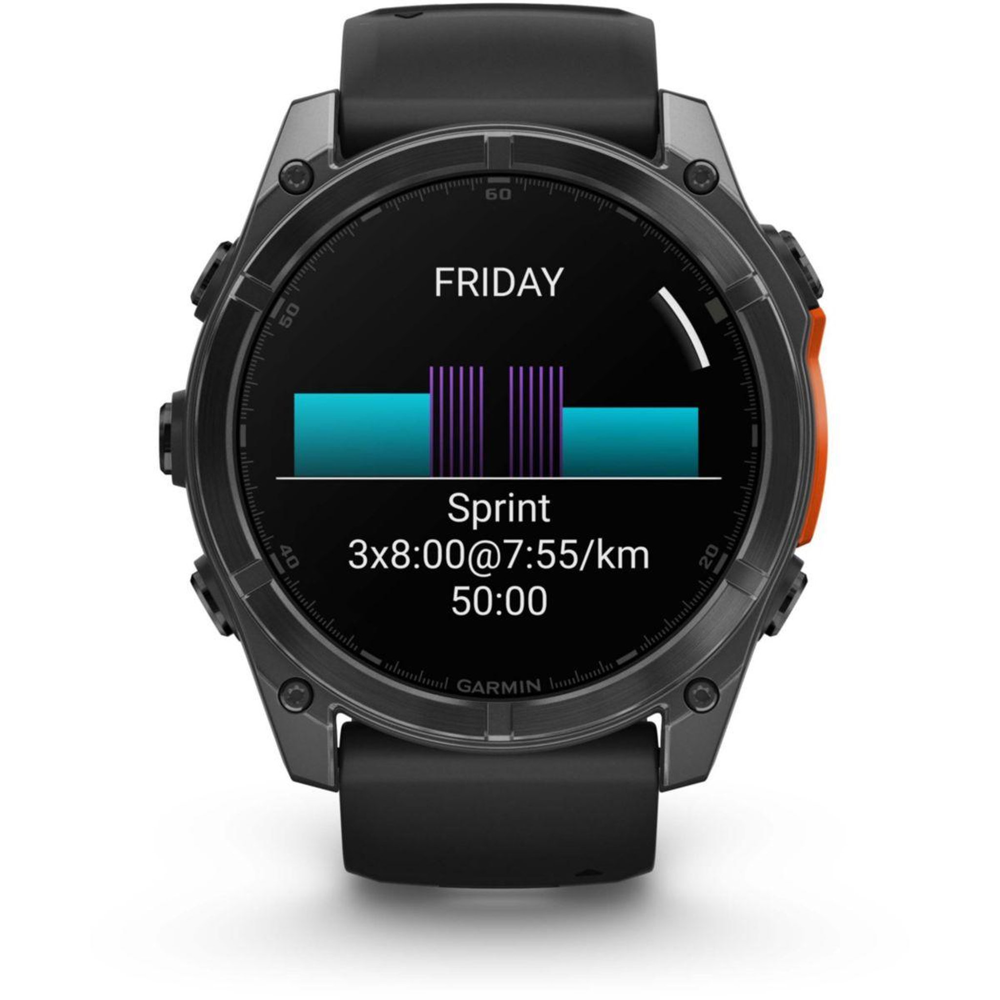 Voir la diapositive 5 : GARMIN Montre sport Fenix 8 51mm Gris