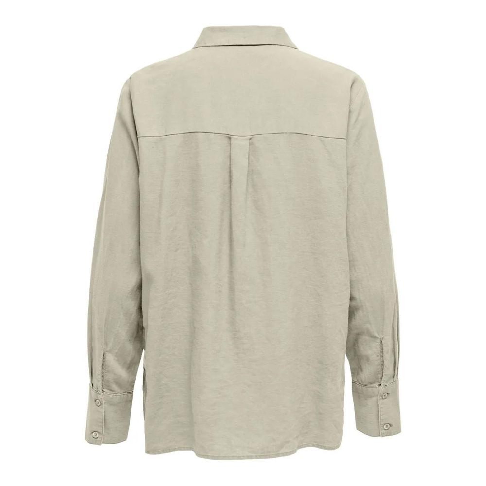 Voir la diapositive 2 : JACQUELINE DE YONG Chemise Beige Femme JDY Linen