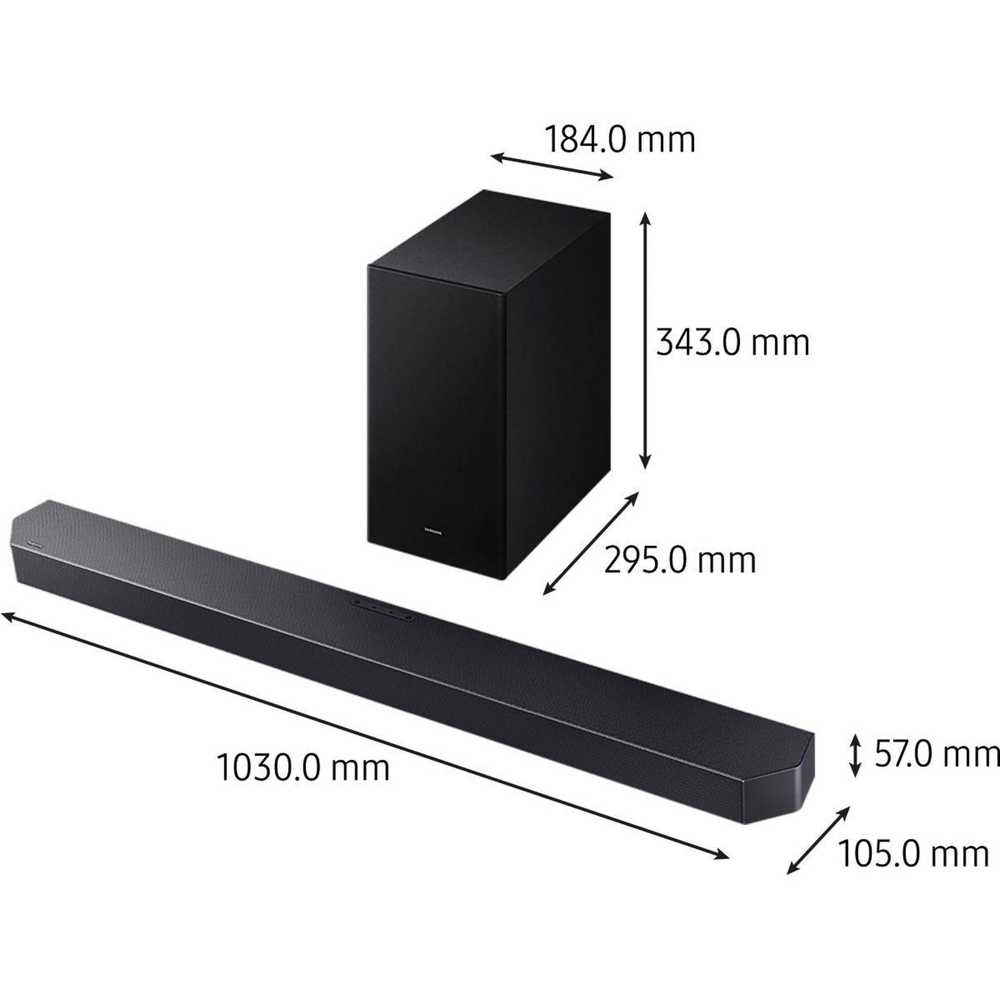 Voir la diapositive 2 : Samsung Barre de son hw-q610f