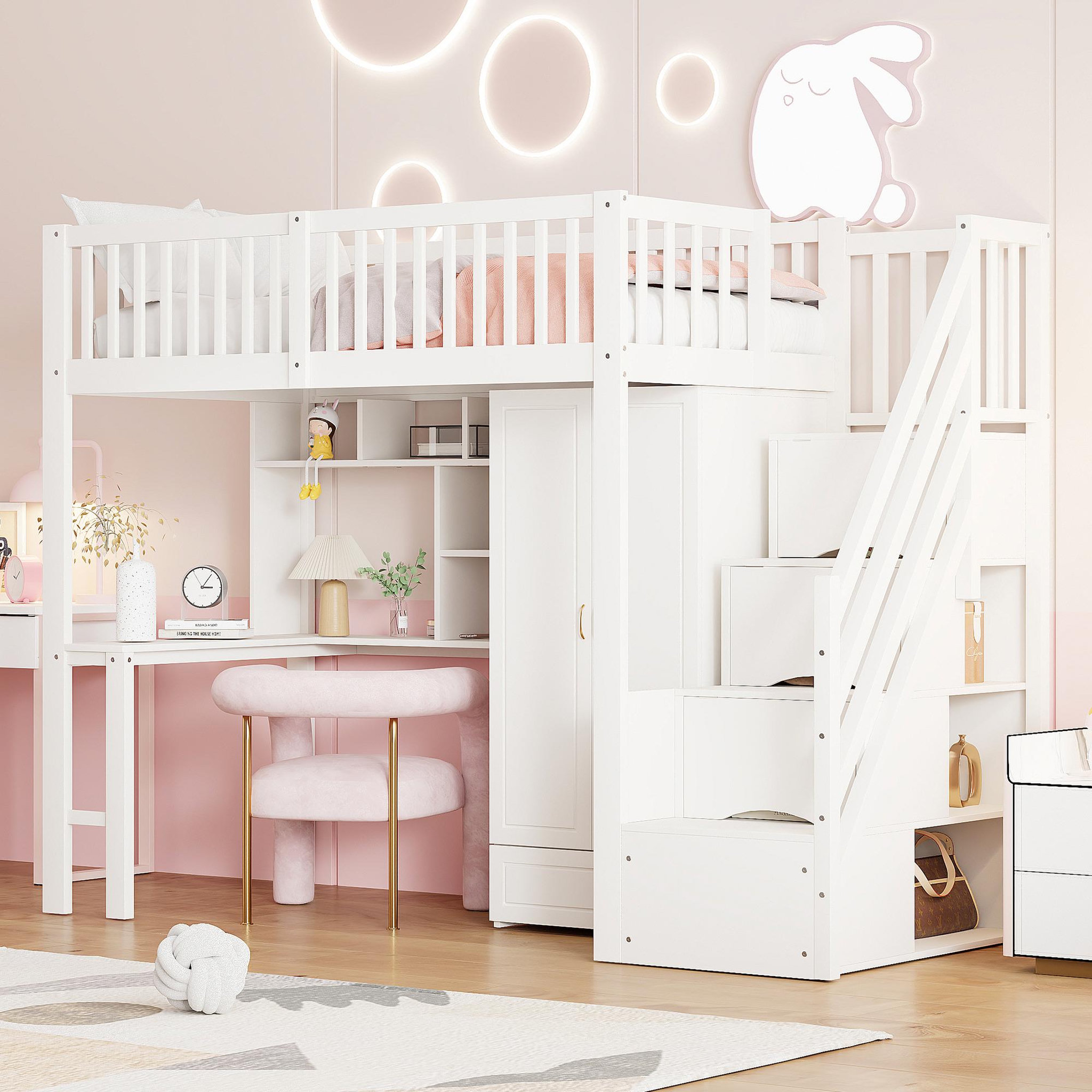 Voir la diapositive 4 : MERAX Lit mezzanine enfant