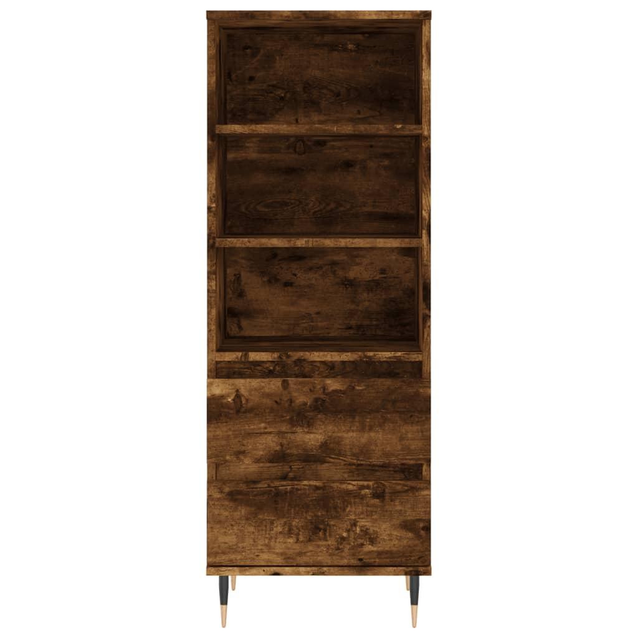 Voir la diapositive 5 : VIDAXL Buffet haut Chene fume 40x36x110 cm Bois d'ingenierie